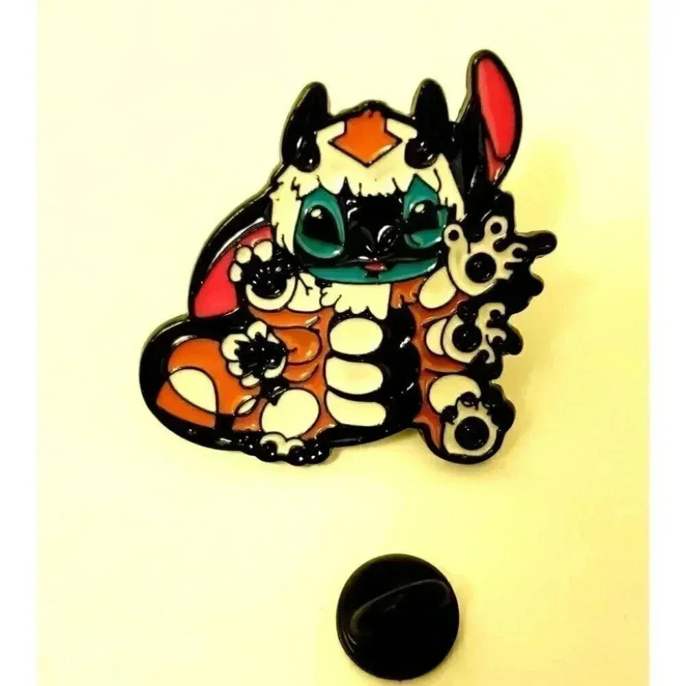Stitch Halloween costume as "Last Airbender " Enamel Pin